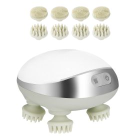 Electric Scalp Massager with Heat, Rechargeable Heated Head Massager